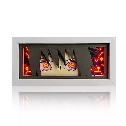 Sasuke/Kakashi/Obito/Itachi 3D Paper Sculpture Night Light - Rozsviťte svět anime!