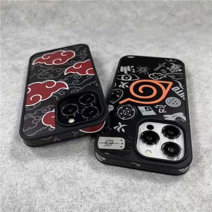 Silikonové pouzdro na telefon Kurama/Akatsuki iPhone odolné proti nárazu