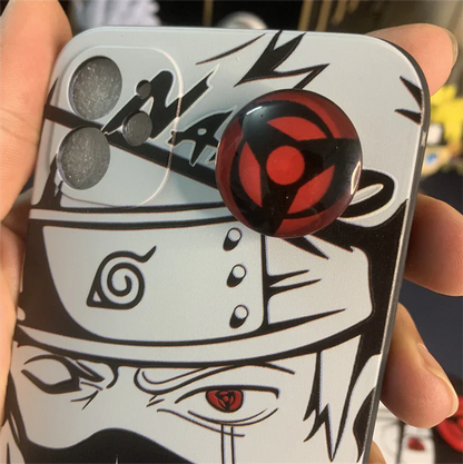 Kakashi/itachi Cool Case pro rotující Sharingan ručně vyráběné pouzdro na iPhone