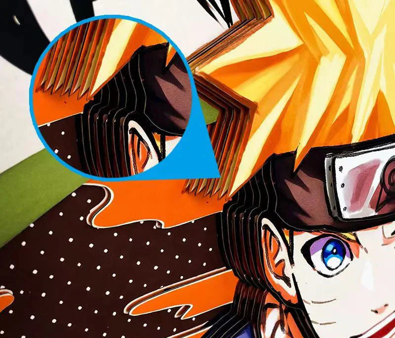 Uzumaki smuk tegneserie håndværk 3D-tegning