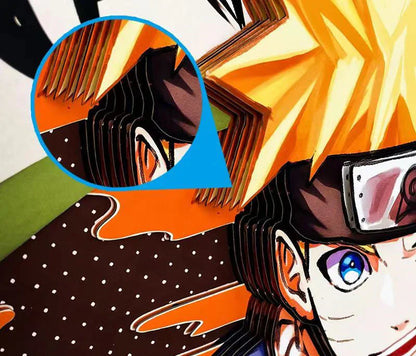 Uzumaki smuk tegneserie håndværk 3D-tegning