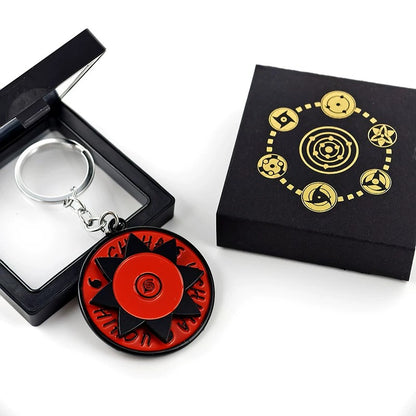 Porte-clés rotatif Naruto Sharingan - Uchiha Anime Spinning Fidget Toy