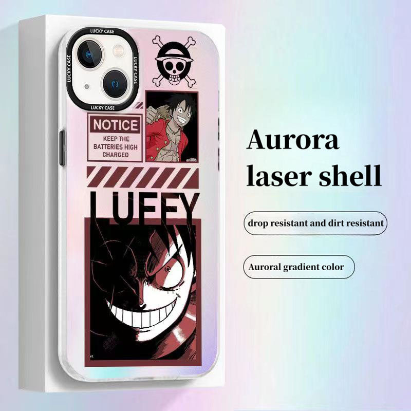 Luffy/Zoro/Shanks silikonové pouzdro na iPhone odolné proti nárazu