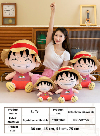 Luffy roolimallin ihana täytetty toimintahahmo