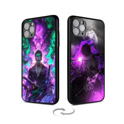 Luffy/Zoro/Ace 3D varianta iPhone silikonové pouzdro na telefon odolné proti nárazu
