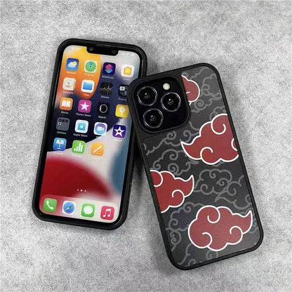 Silikonové pouzdro na telefon Kurama/Akatsuki iPhone odolné proti nárazu