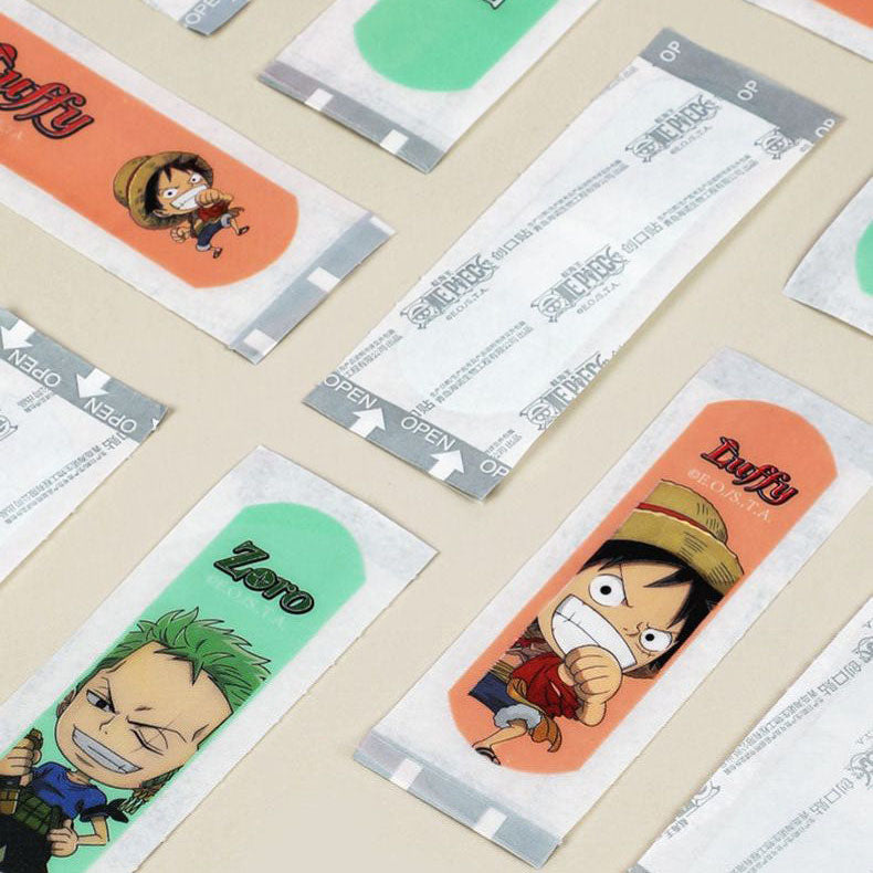 Luffy/Zoro Medizinisches Pflaster, Cartoon, niedlich, atmungsaktiv, wasserdicht