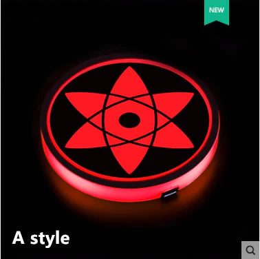 Inteligentní snímací tácky Sharingan Car 7 měnící barvy