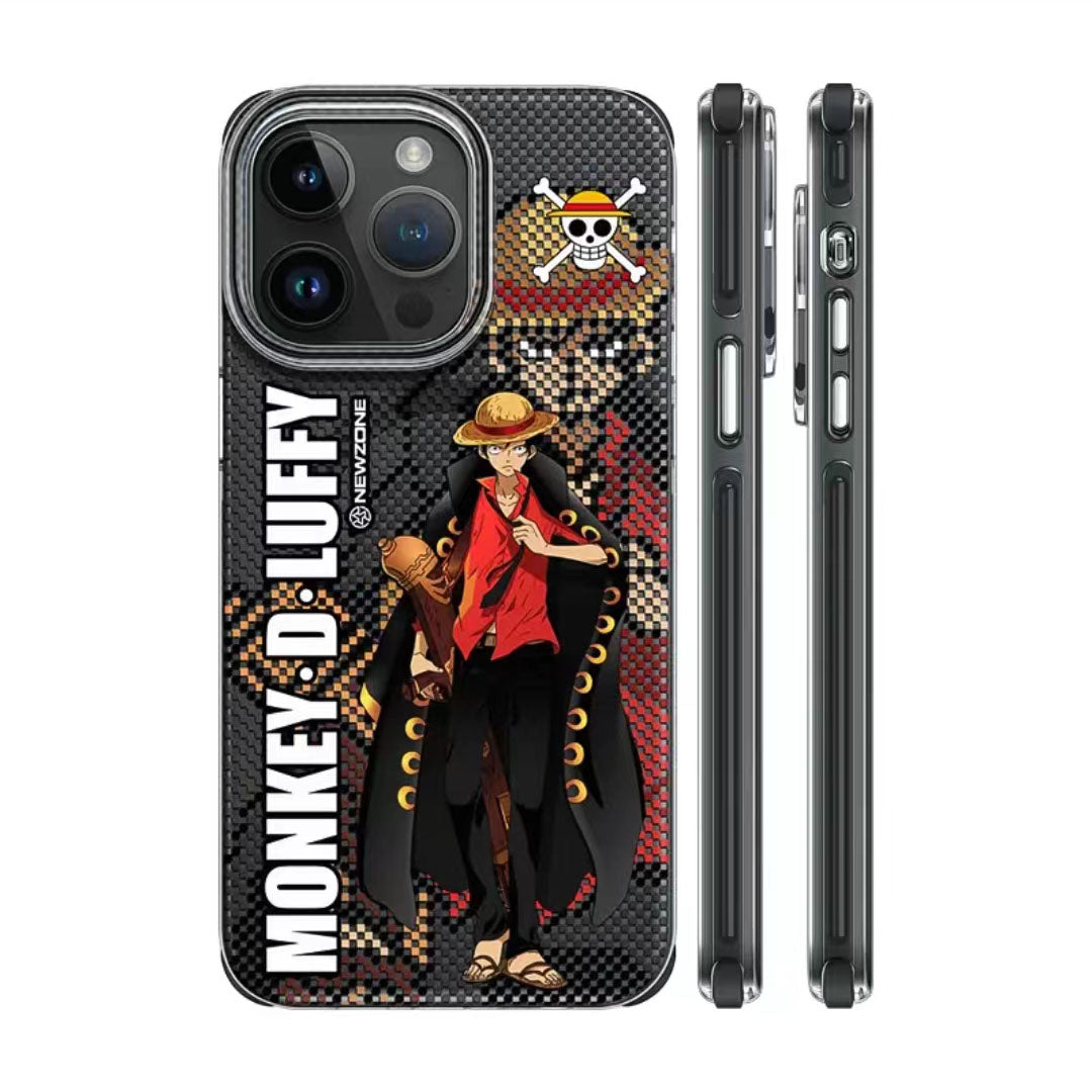 Luffy/Zoro silikonové pouzdro na iPhone odolné proti nárazu