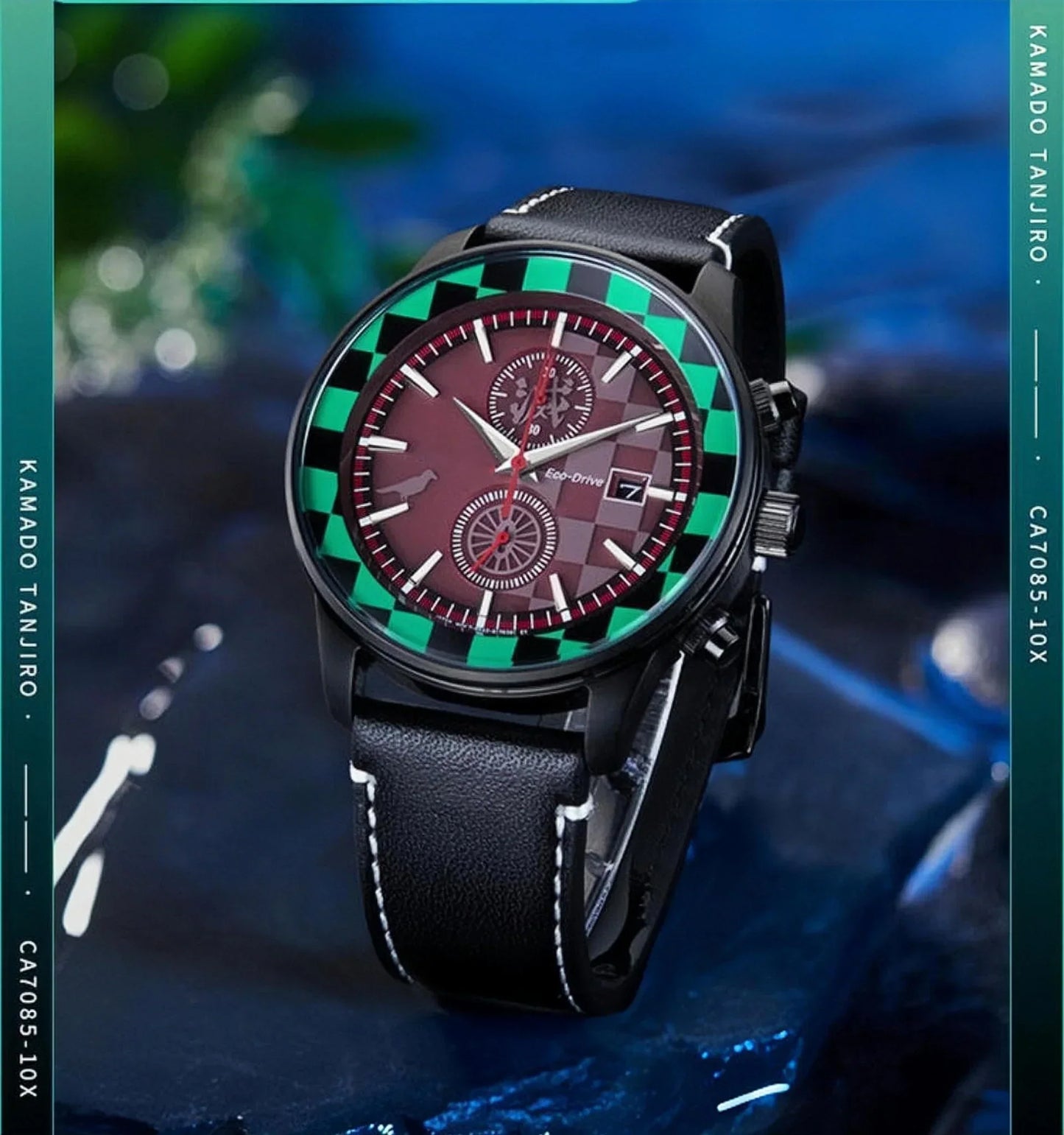 Kamado Tanjirou Herrenuhren, analoge Quarz-Sport-Unisex-Uhr, 100 m wasserdichte Uhren