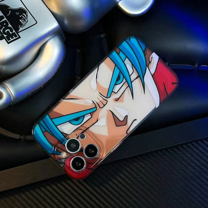 Coque de téléphone Apple en silicone résistante aux chocs Son Goku/Torankusu/Frieza