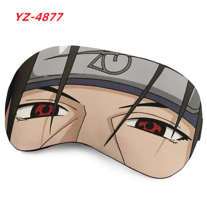 Uzumaki/Sasuke dessin animé belle visière de sommeil stéréo respirante