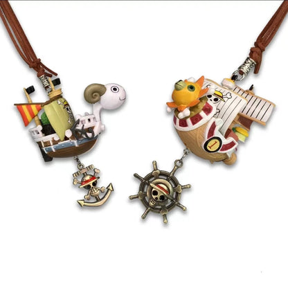 Thousand Sunny/Going Merry Exquisite Πειρατικό Μπρελόκ Κρεμάστρες αυτοκινήτου