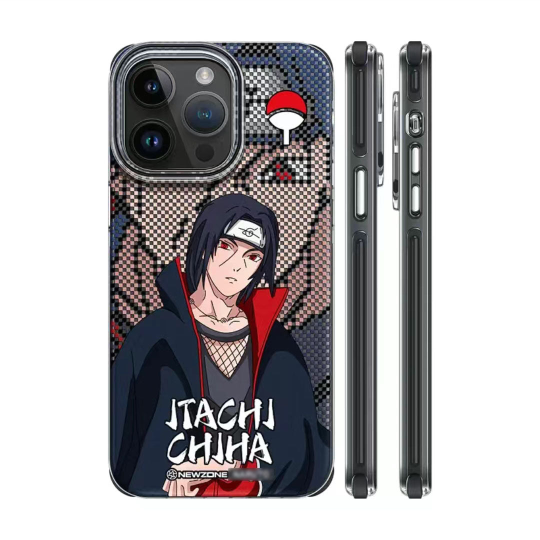 Itachi/Sasuke/Kakashi silikonové pouzdro na iPhone odolné proti nárazu