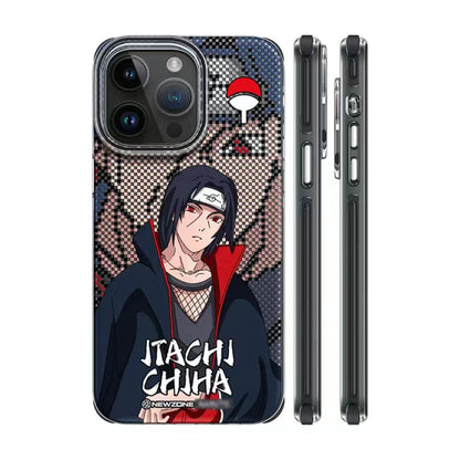 Itachi/Sasuke/Kakashi silikonové pouzdro na iPhone odolné proti nárazu