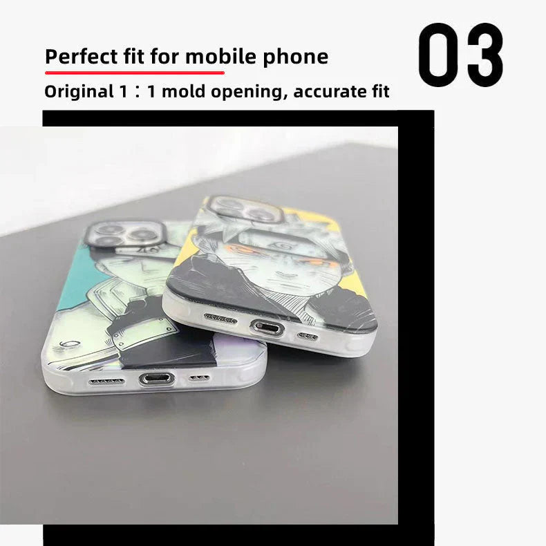Pain/Uzumaki/Kakashi Vynikající silikonové antikolizní pouzdro Trend Silicone Apple