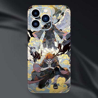 Itachi/Jiraiya/Kakashi iPhone Vynikající fólie na zadní stranu telefonu, personalizovaný vzor, ​​HD ochrana