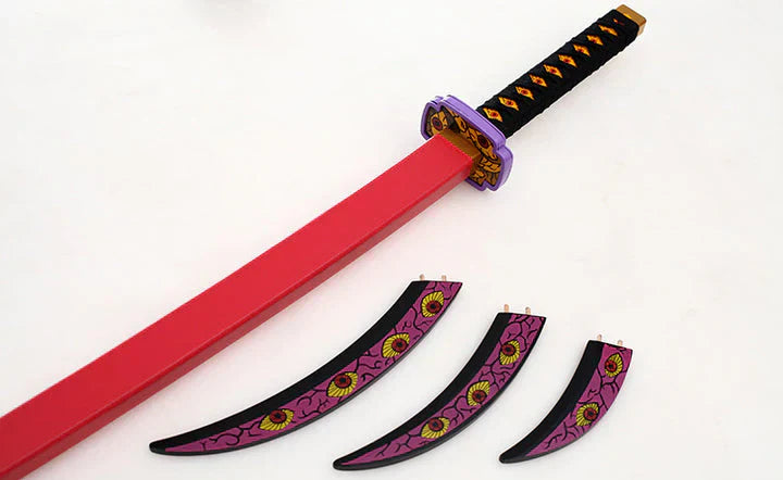 Kokushibou/Tsugikuni Michikatsun hahmo 1:1 puinen lelumalli