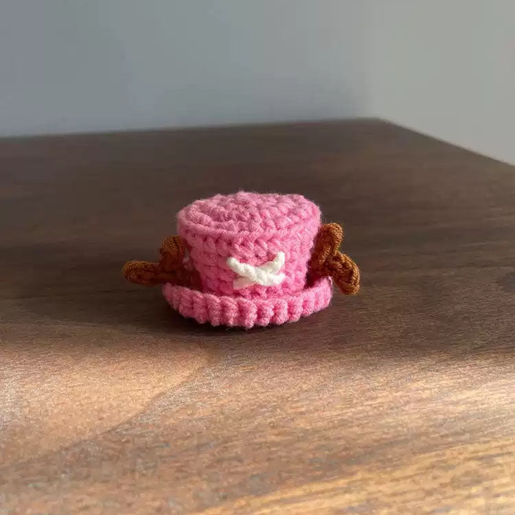 Téma Luffy/Ace/Sabo/Chopper Ručně vyráběné DIY pletené čepice – Ruční tvorba exkluzivních pirátských čepic