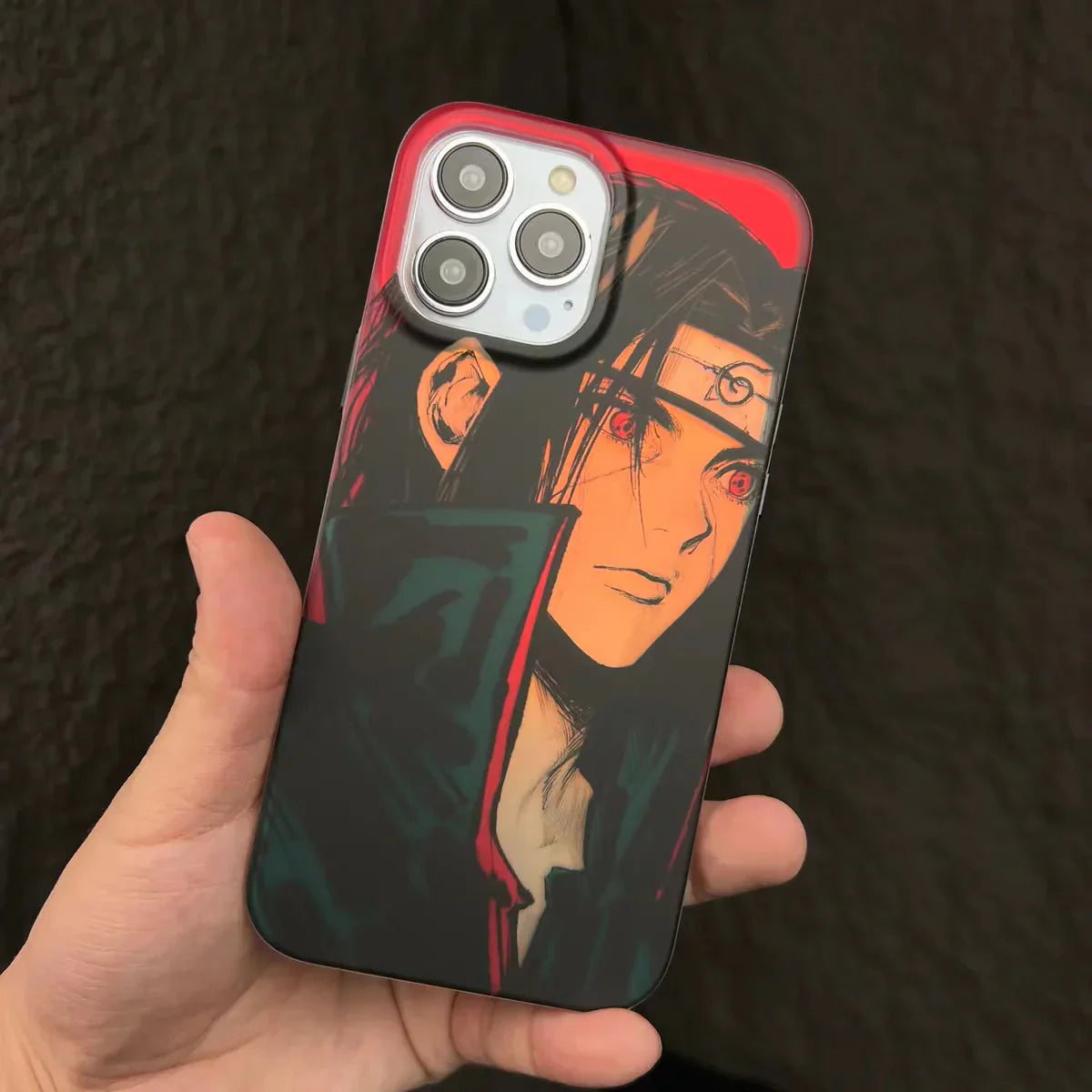 Sasuke/ itachi Apple rafinovaný trendový silikonový antikolizní obal na telefon