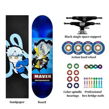 Boruto/Sarada Skateboard Profesionální skateboard Skateboard s vynikajícím vzorem