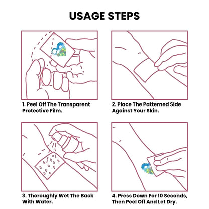 One Piece Luffy Arm Stretch Temporary Tattoo, Anime Cosplay Accessory for Men & Women