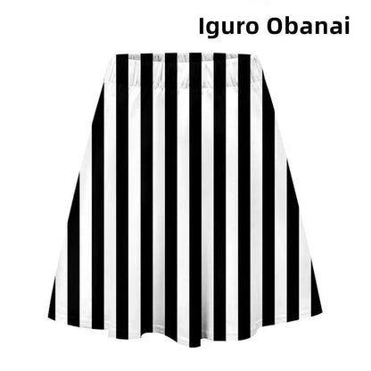tanjiro/nezuko Άνετη απαλή φούστα με μοτίβο χαρακτήρα