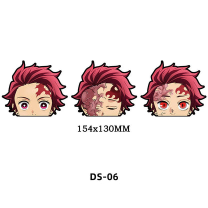 Tanjirou/Nezuko/Zenitsuuu/Inosuke attendent une variété de rôles autocollants d'expression de variation 3D