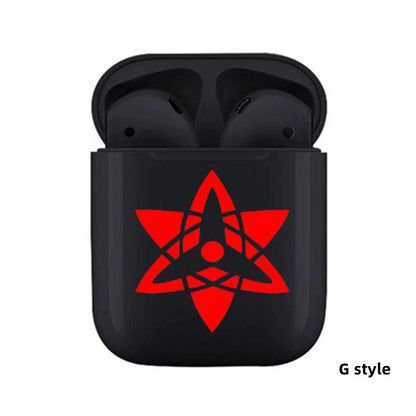 Kaléidoscope écrit oeil rond véritable casque Bluetooth sans fil écouteurs (Bluetooth 5. 0)