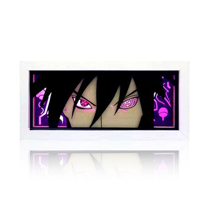 Sasuke/Kakashi/Obito/Itachi 3D Paper Sculpture Night Light - Rozsviťte svět anime!