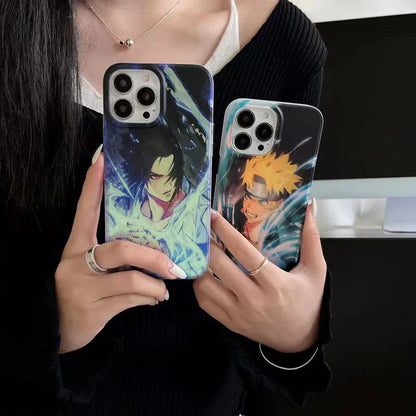 Sasuke/Uzimaki Apple – coque de téléphone Anti-collision en Silicone, tendance exquise