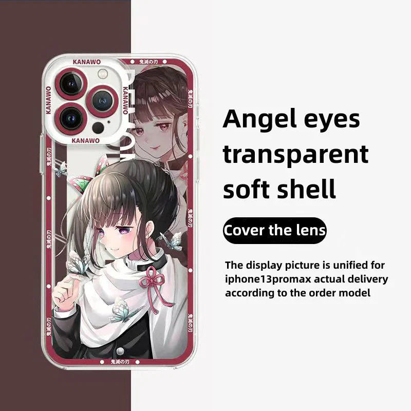 Tanjirou/Nezuko iPhone, Android pouzdro na telefon Apple Refined Trend silikonové antikolizní pouzdro na telefon