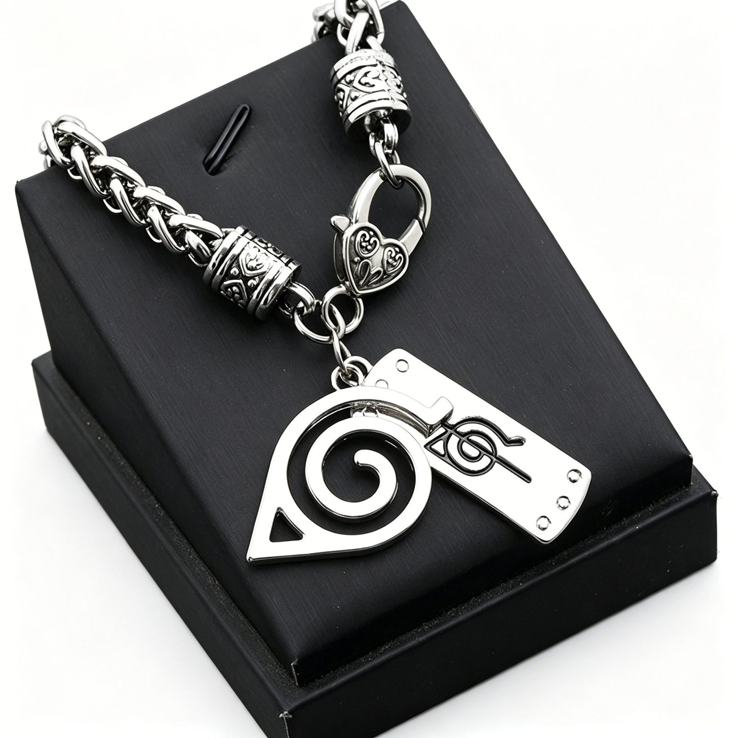 Naruto Leaf Village & Anti-Leaf Symbol Bracelet - Anime Cosplay Jewelry