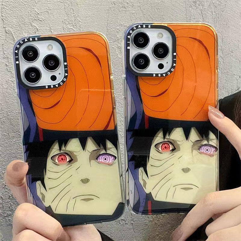 Pain/Obito iPhone hieno Trend Silicone Anti-collision -puhelinkotelo