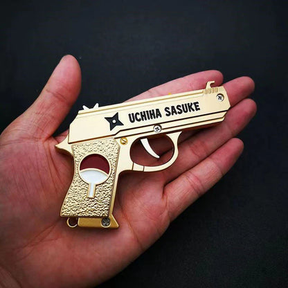 Sharingan Gummiband-Metallwerfer