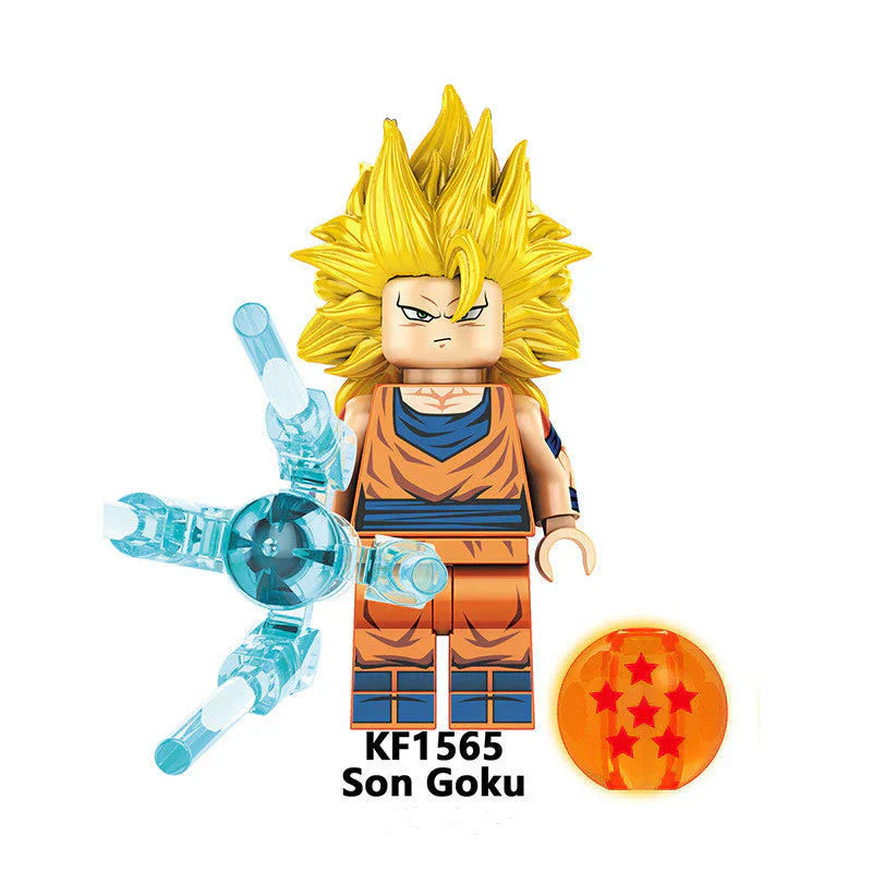 Jouet d'assemblage de blocs de construction de figurines Son Goku/Bejīta Yonsei