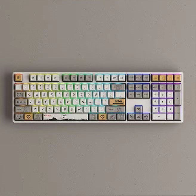 Luffy třírežimové připojení RGB podsvícená mechanická klávesnice