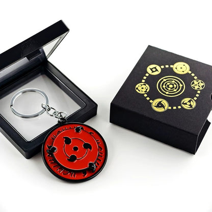 Porte-clés rotatif Naruto Sharingan - Uchiha Anime Spinning Fidget Toy