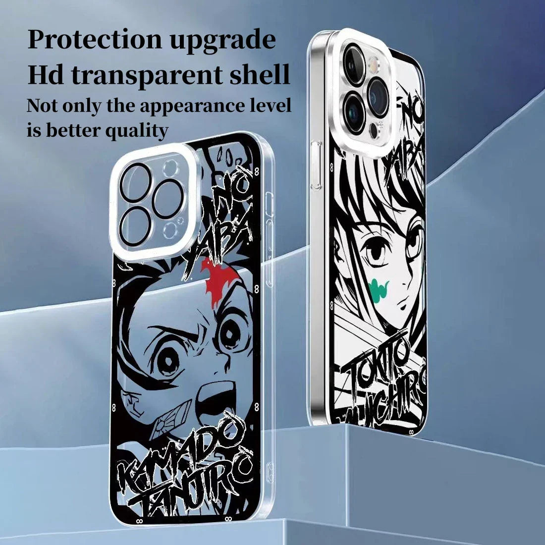 Tanjirou/Mitsuri/Muichirou Apple exquisite Trend Silikon Anti-Kollisions-Handyhülle