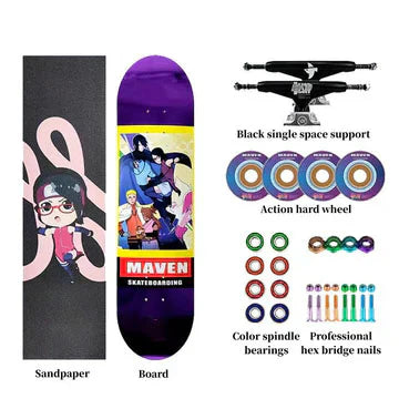 Boruto/Sarada Skateboard Profesionální skateboard Skateboard s vynikajícím vzorem