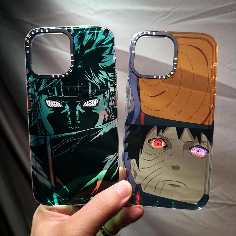 Pain/Obito iPhone hieno Trend Silicone Anti-collision -puhelinkotelo