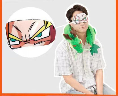 Shenron/Majin Buu almohada para la siesta, almohada para dormir, almohada de oficina, almohada para dormir, máscara para los ojos