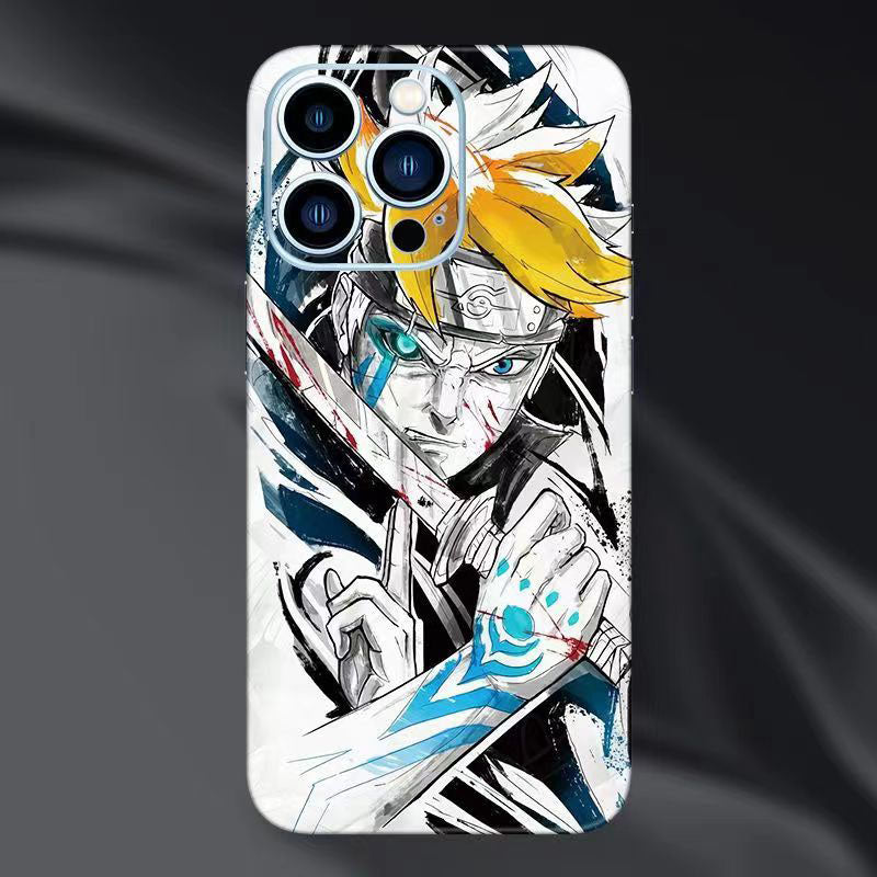 Itachi/Jiraiya/Kakashi iPhone Vynikající fólie na zadní stranu telefonu, personalizovaný vzor, ​​HD ochrana