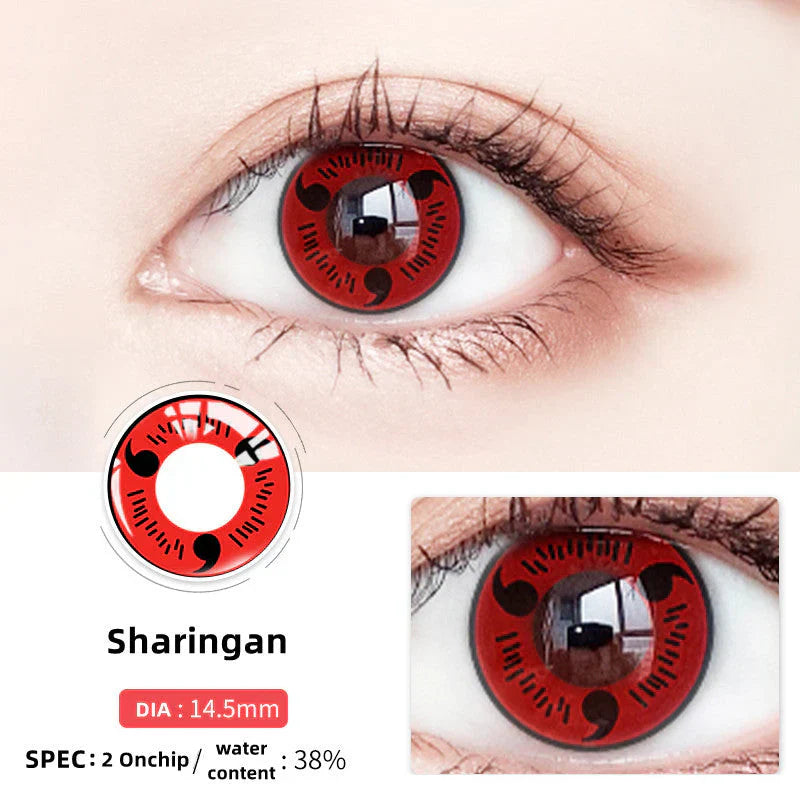Sasuke/Itachi/Kakashi/Madara Sharingan cool cosplay dekoration Skønhed pupil Øjne