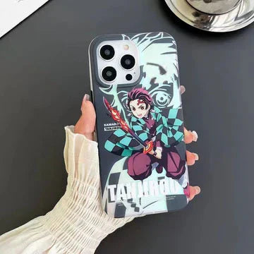 Tanjirou/Nezuko Apple nádherné silikonové antikolizní pouzdro Trend Silicone