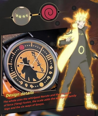 Sasuke/Kakashi/Itachi Allzweck-Quarzuhr für Herren und Damen, 30 m wasserdicht