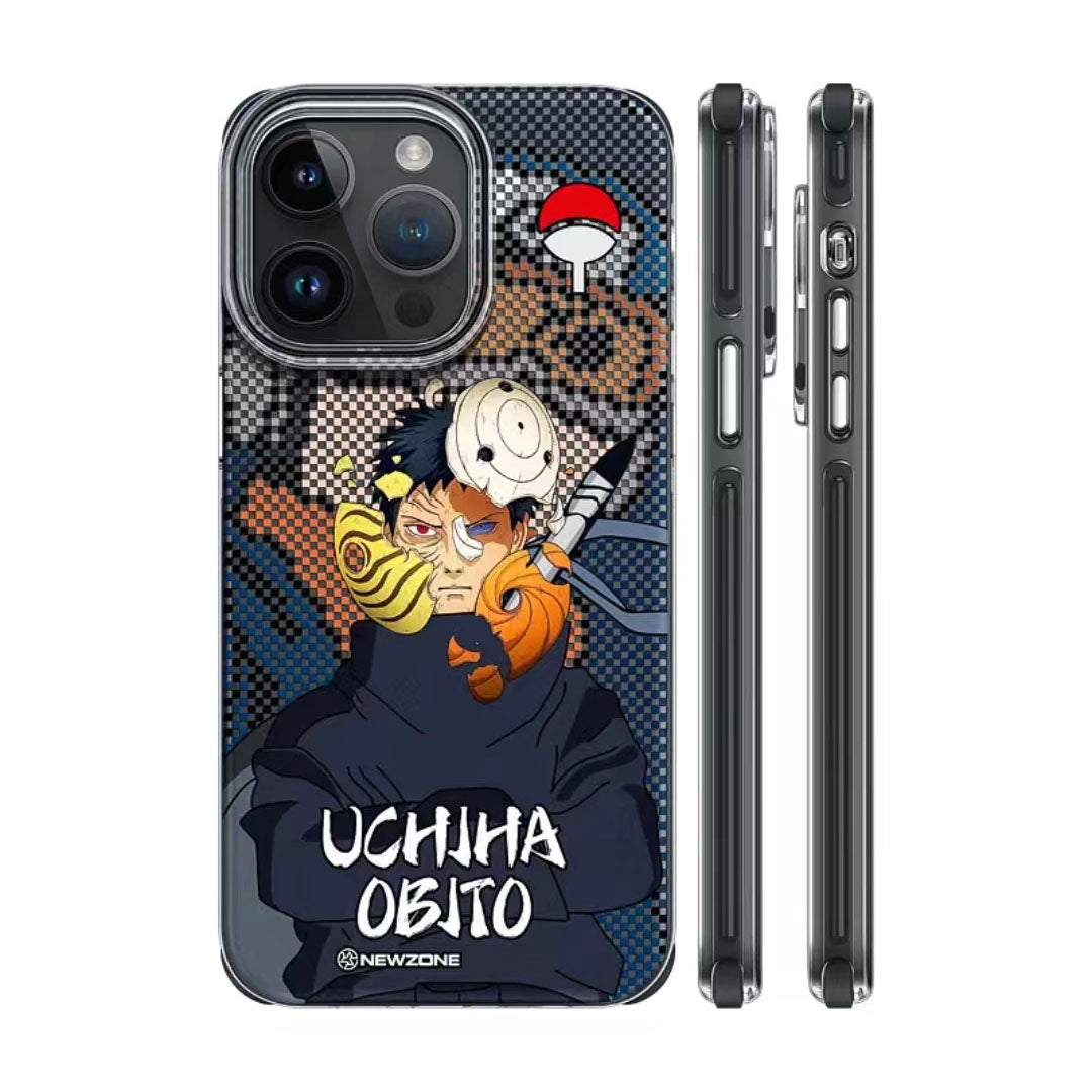 Itachi/Sasuke/Kakashi silikonové pouzdro na iPhone odolné proti nárazu
