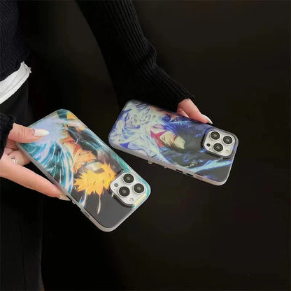 Sasuke/Uzimaki Apple – coque de téléphone Anti-collision en Silicone, tendance exquise