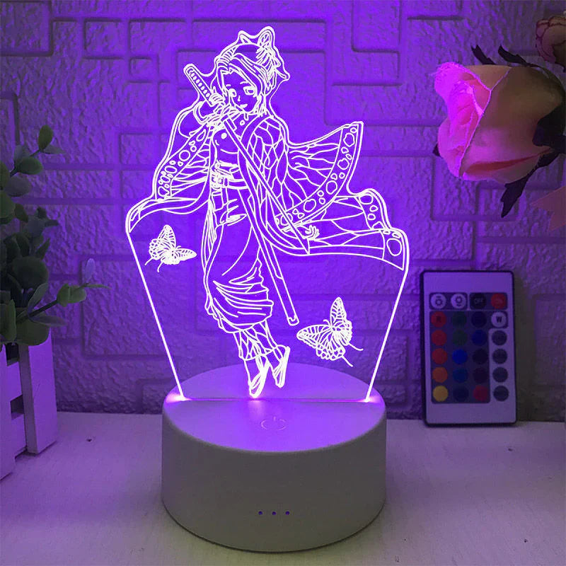 Tanjirou Ghostkill Blade, noční světlo, vynikající 7barevné noční světlo
