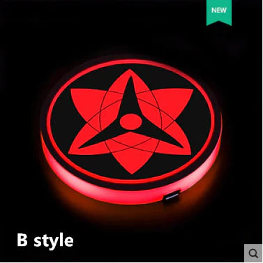Inteligentní snímací tácky Sharingan Car 7 měnící barvy